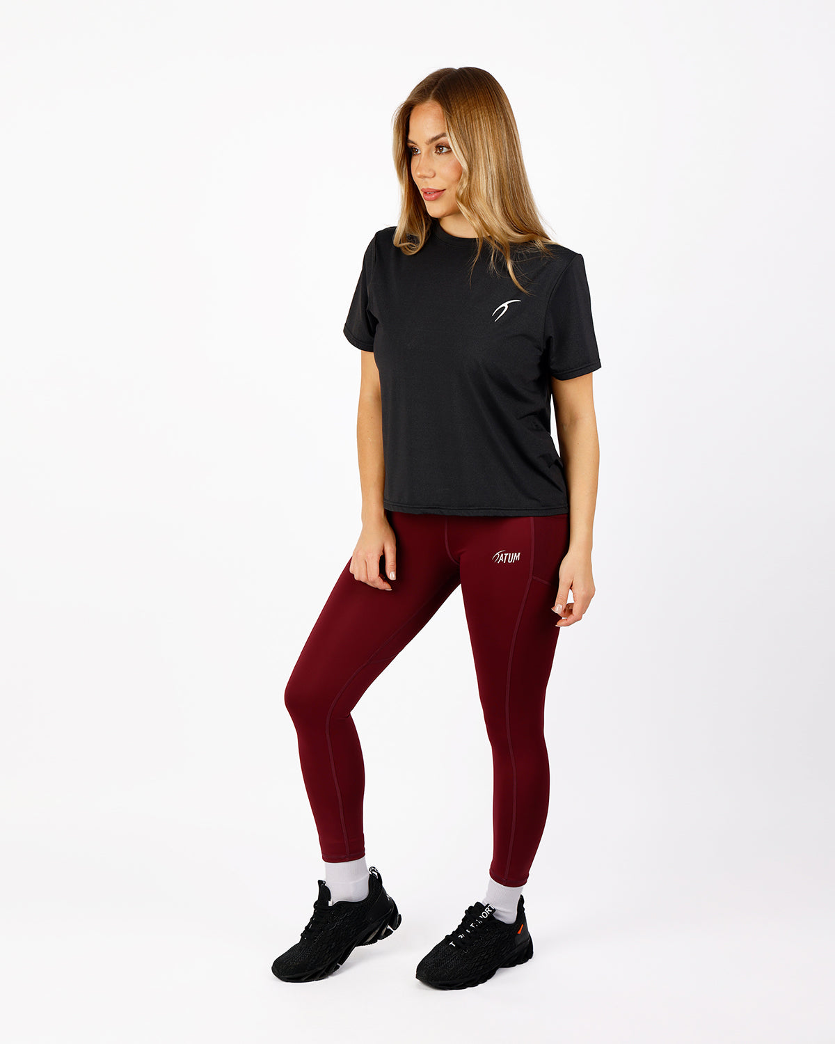 Hyper Short-Sleeves Black Training Top-Atum -34532268