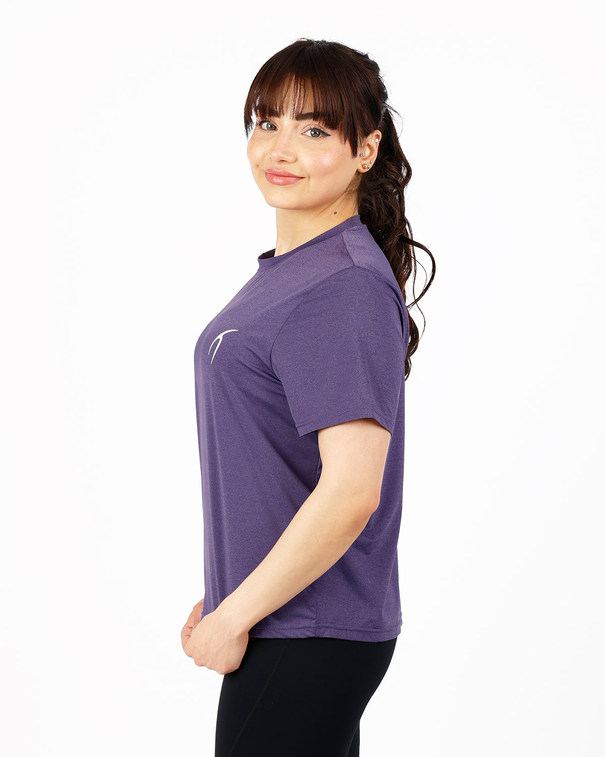 Hyper Short-Sleeves Purple Training Top-Atum -39110003
