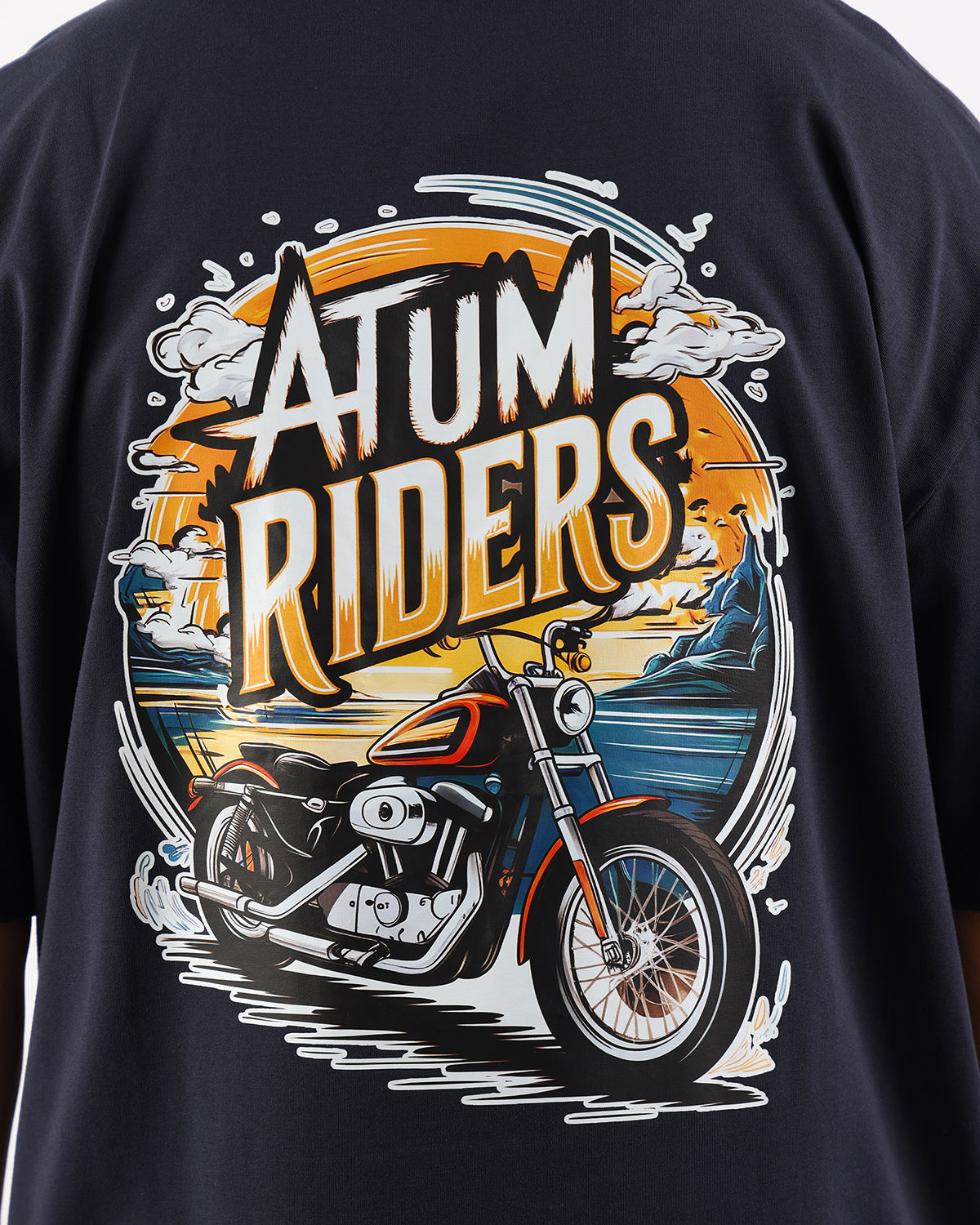Highway Riders Navy T-Shirt-Atum -34000828