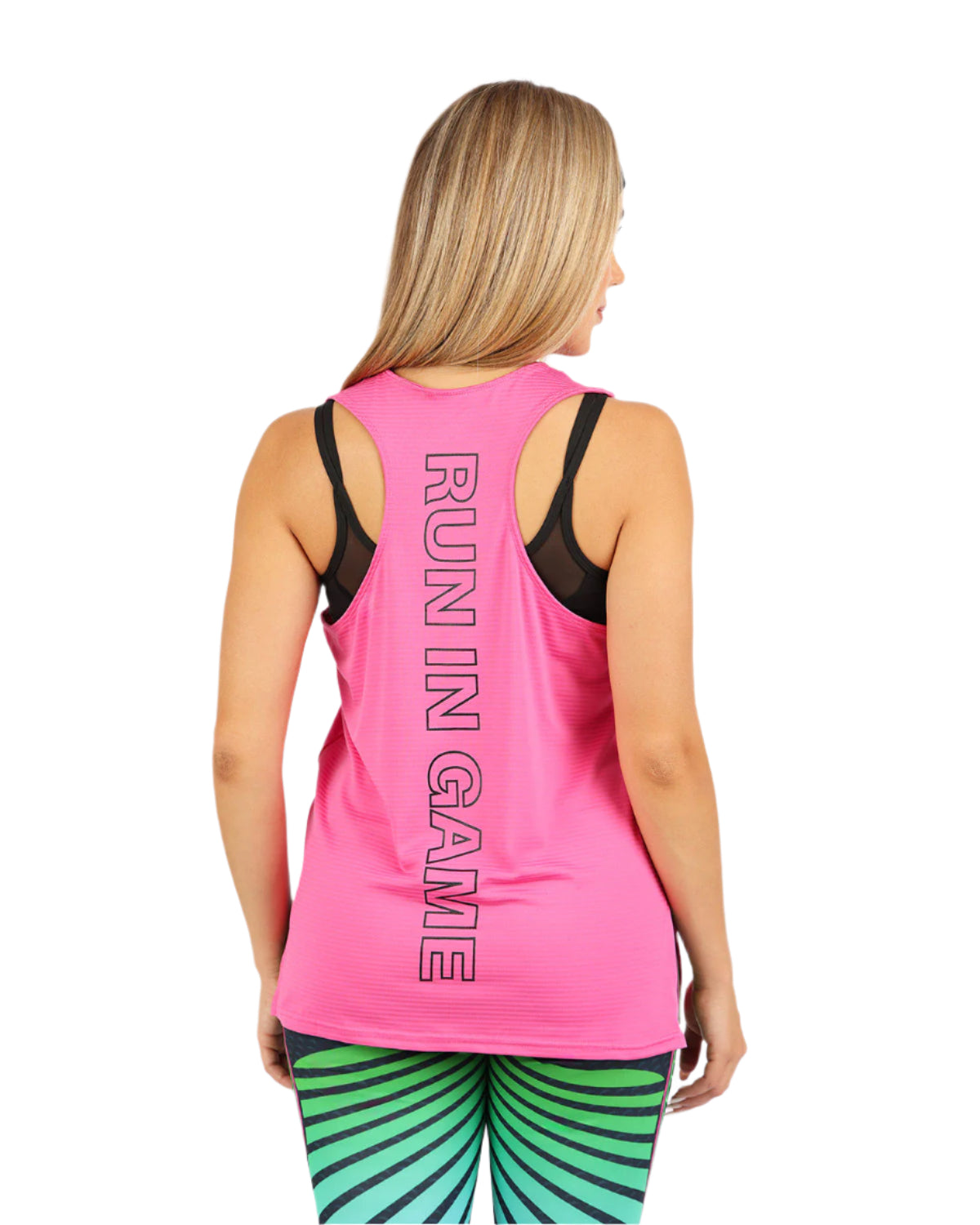Vivid Motion Fuchsia Tank Top-Atum -36721865