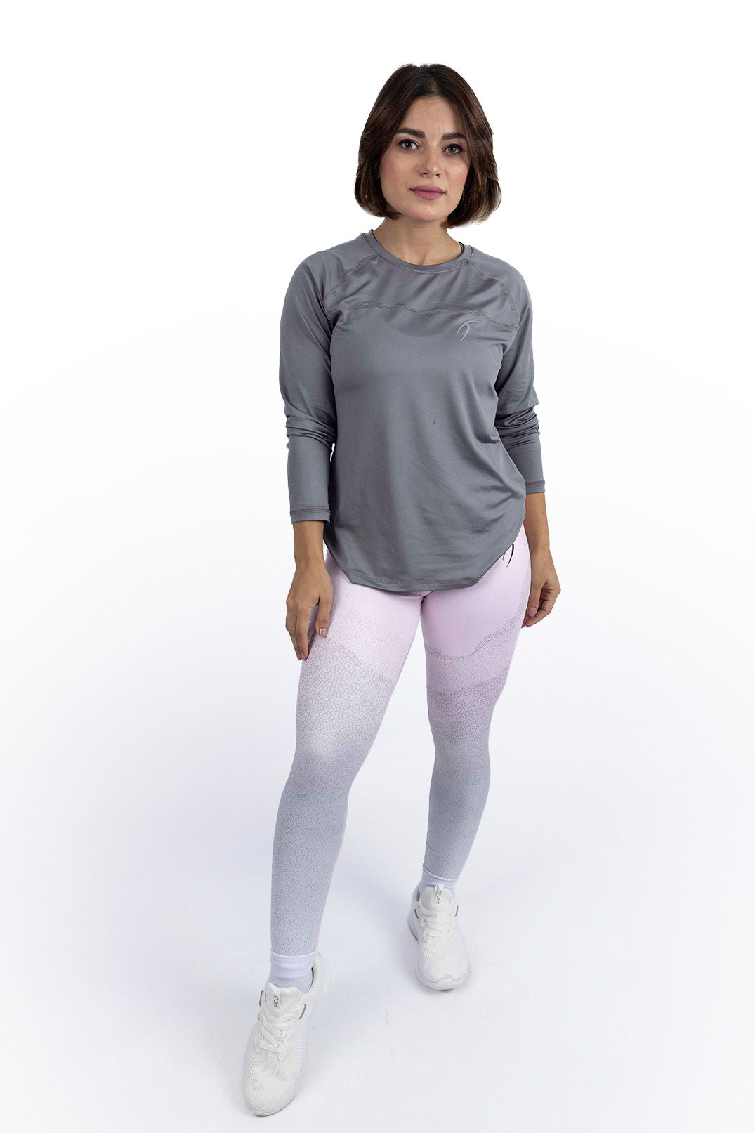 Women's Limitless Pink Leggings-Atum -73686614