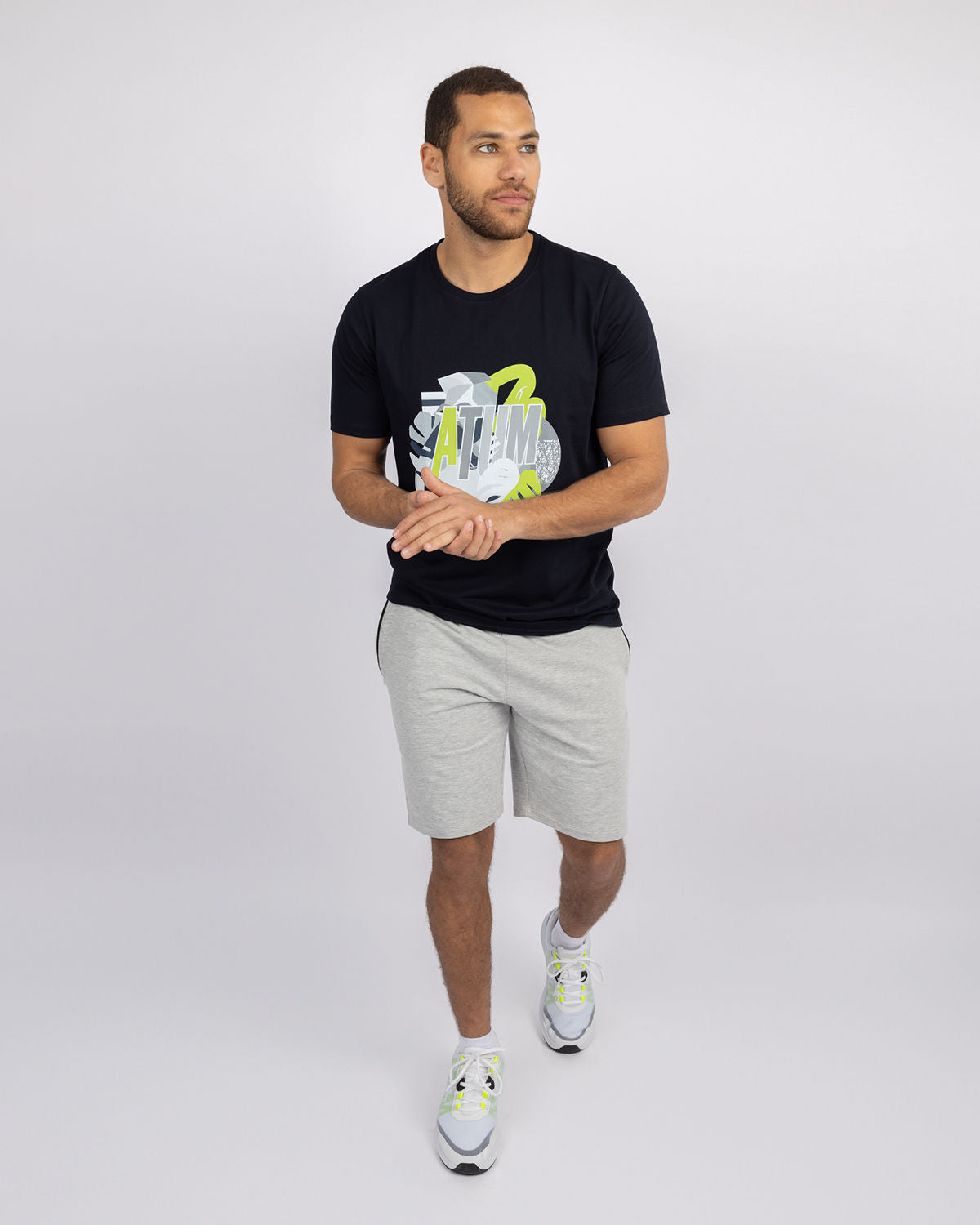 Short Sleeve Printed Combed Men's T-shirt