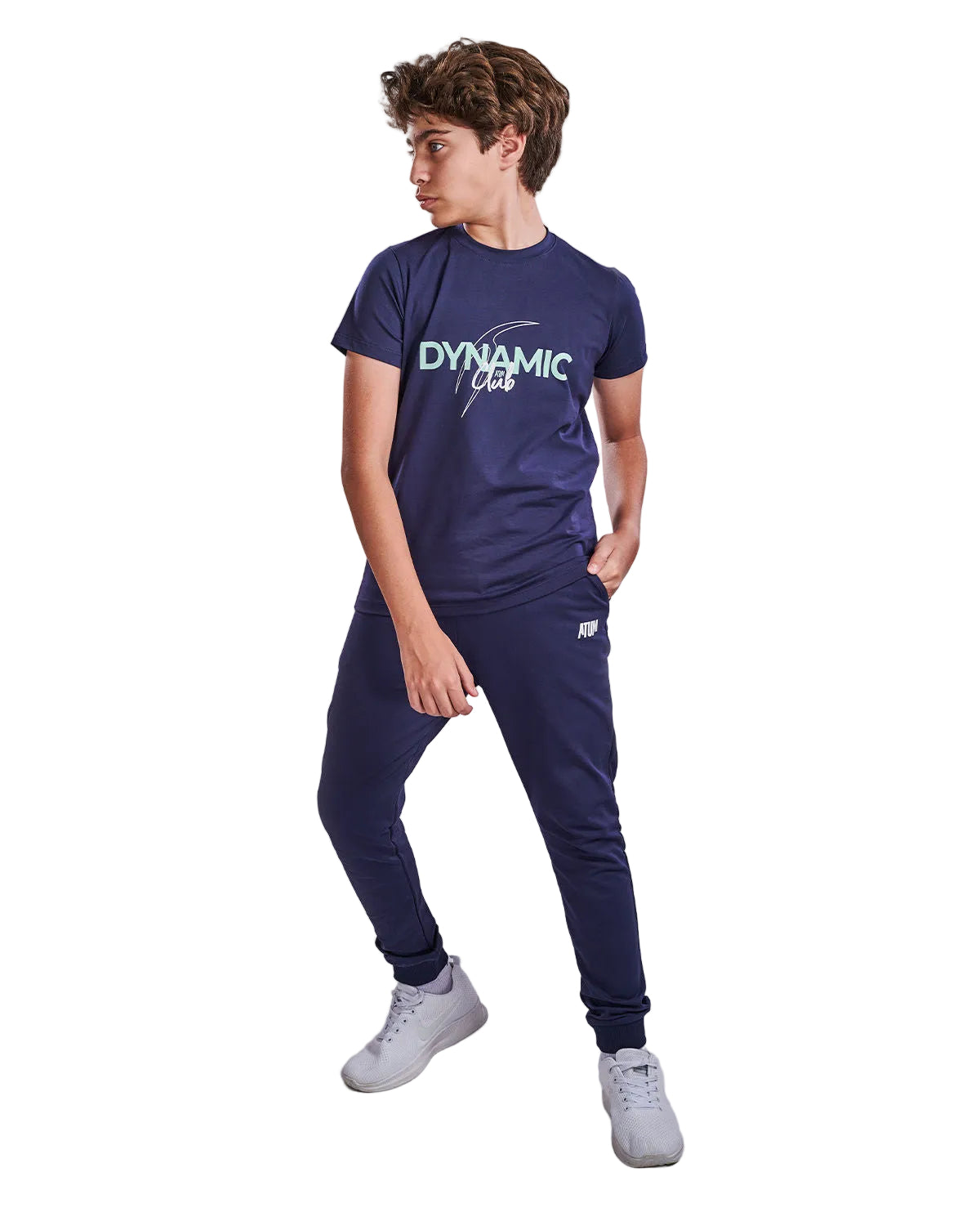 Boy's Dynamic Club Navy T-Shirt-Atum -77130907