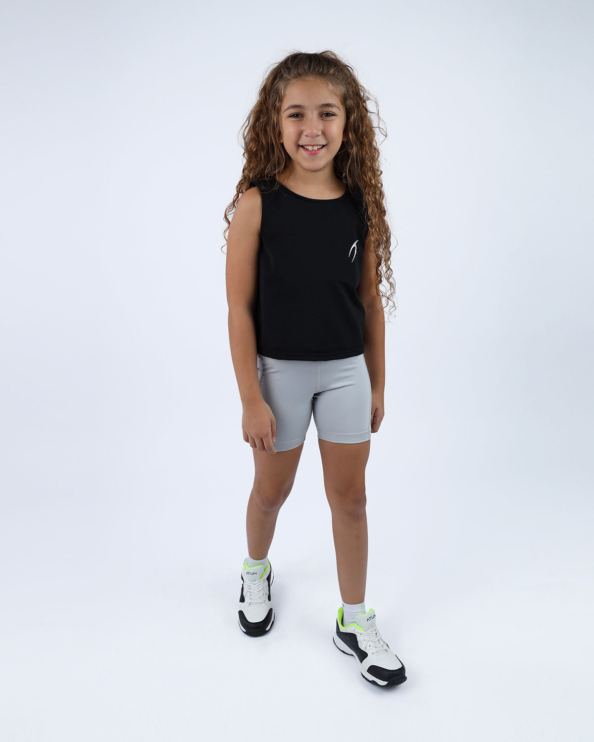 Ultra Sleeveless Cropped Black T-Shirt-Atum -82216894