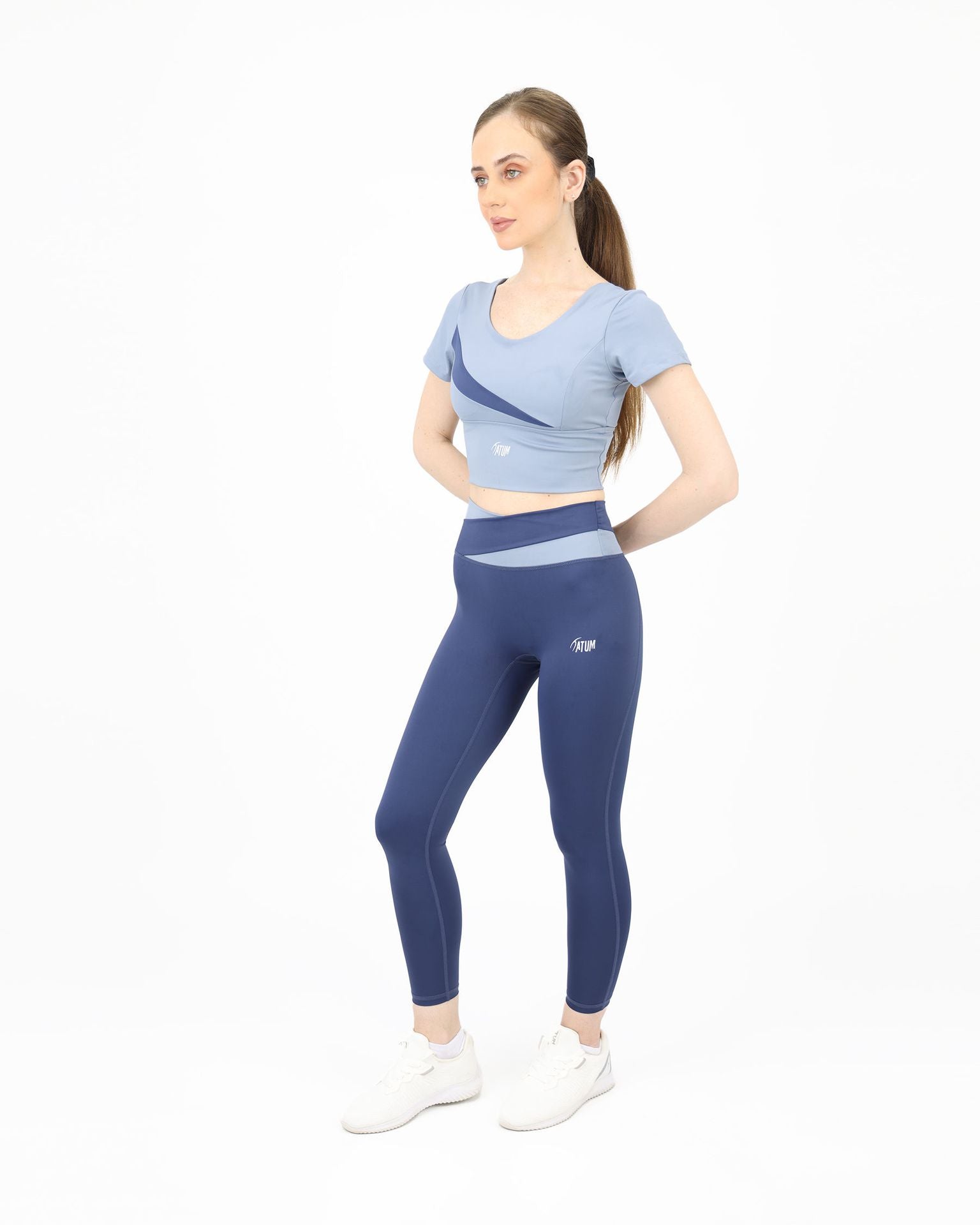 Horizon Duo Curve Navy Leggings-Atum -91131174