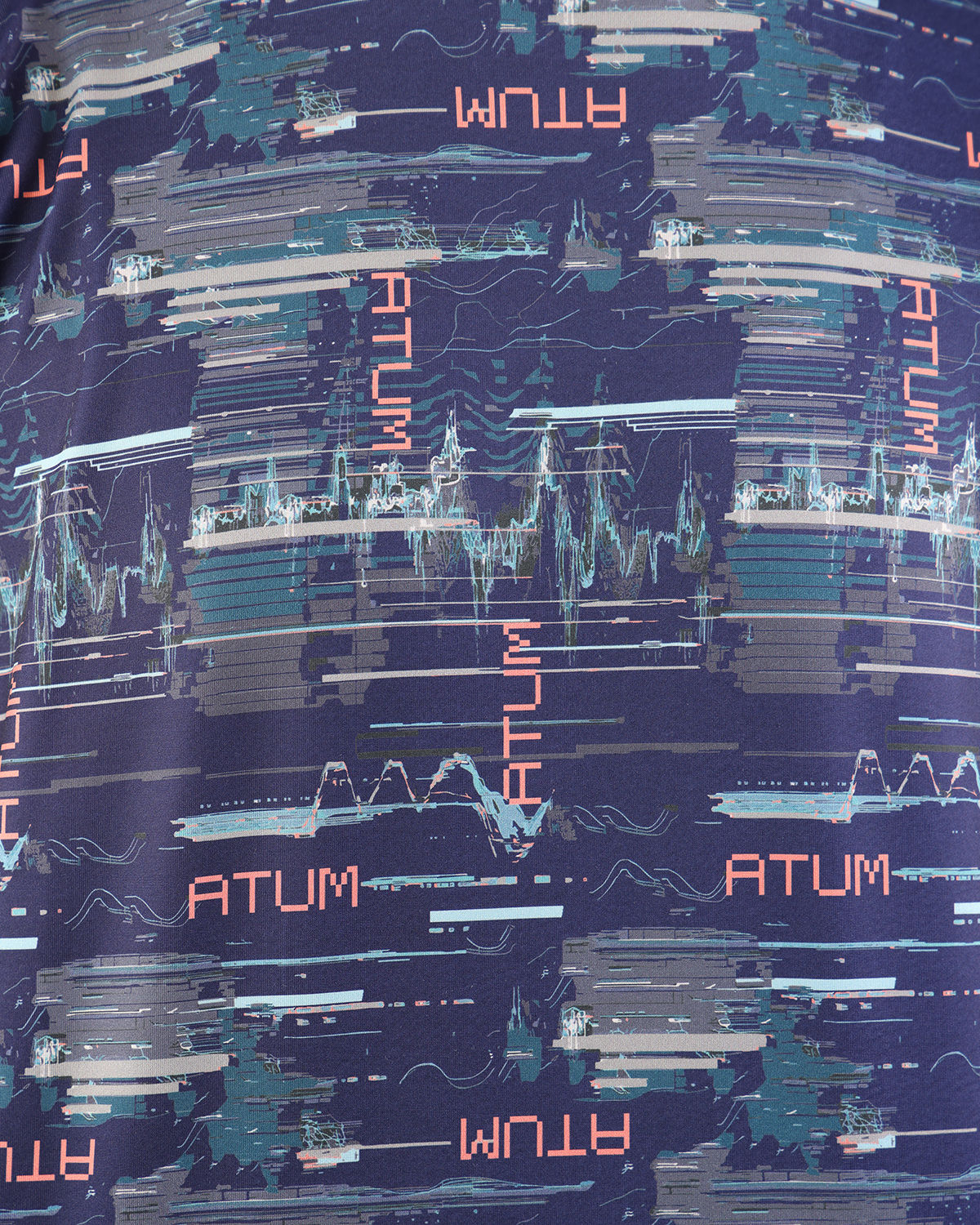 Cyberwave Men's Navy T-Shirt-Atum -88270114