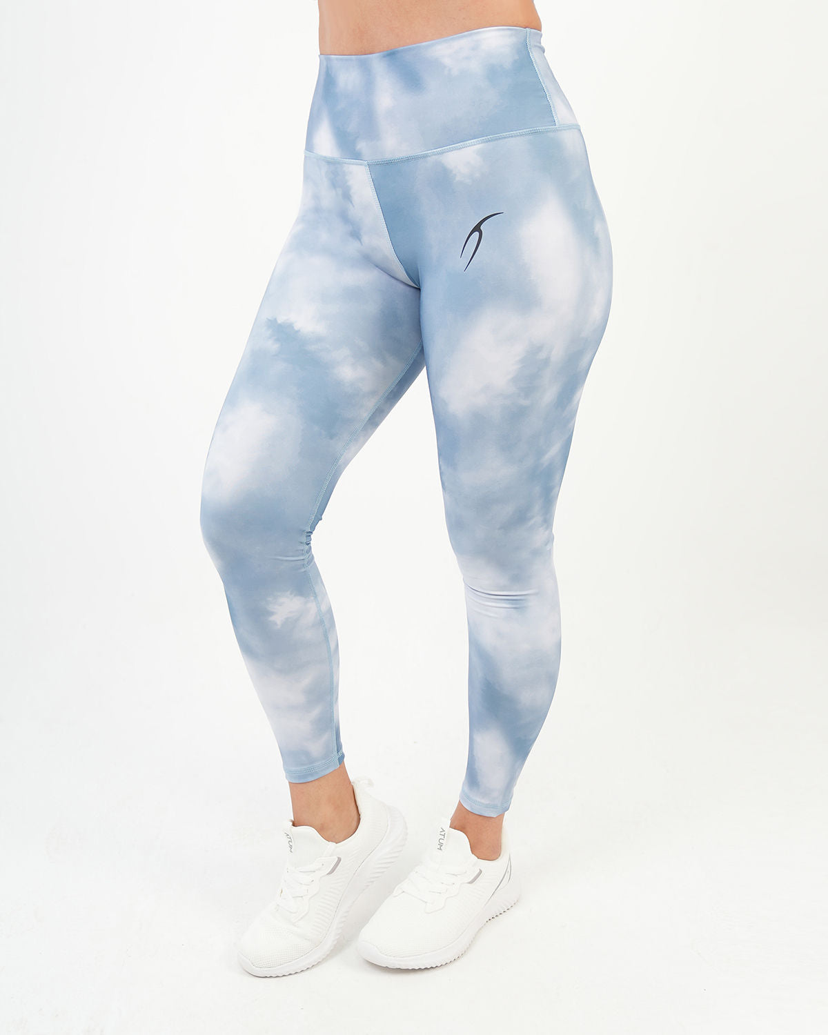 Yoga Printed Blue Leggings