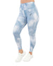 Yoga Printed Blue Leggings