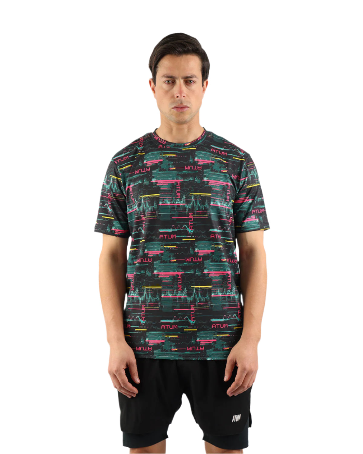 Cyberwave Men's Black T-Shirt-Atum -94677093