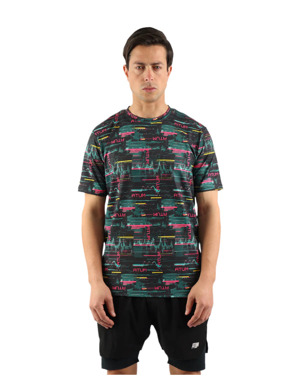 Cyberwave Men's Black T-Shirt-Atum -94677093