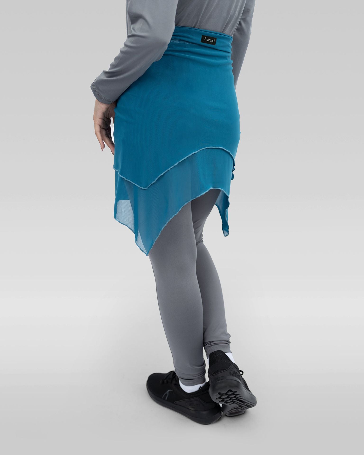 Women's Blue Hip Cover-Up-Atum -41377814