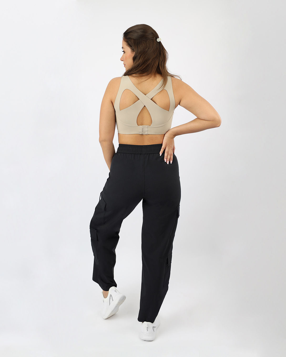 Women's Cargo Navy Pants-Atum -87499982