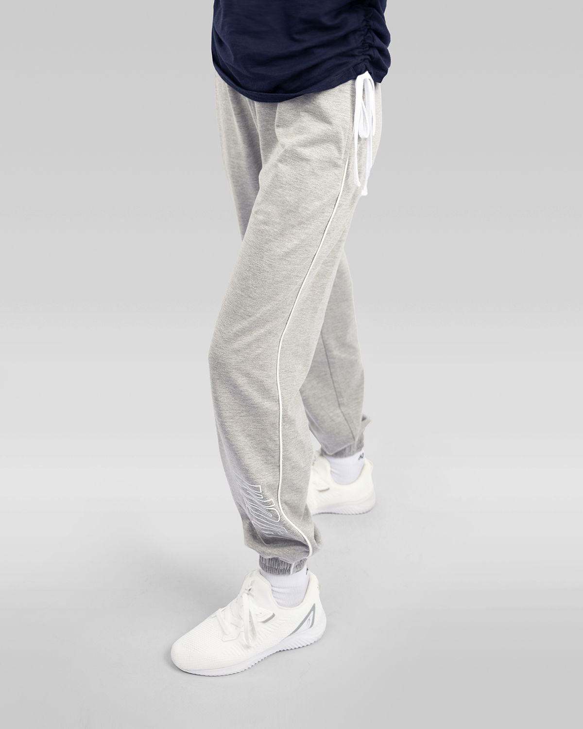 Women's Essential Gray Sweatpants-Atum -69609179