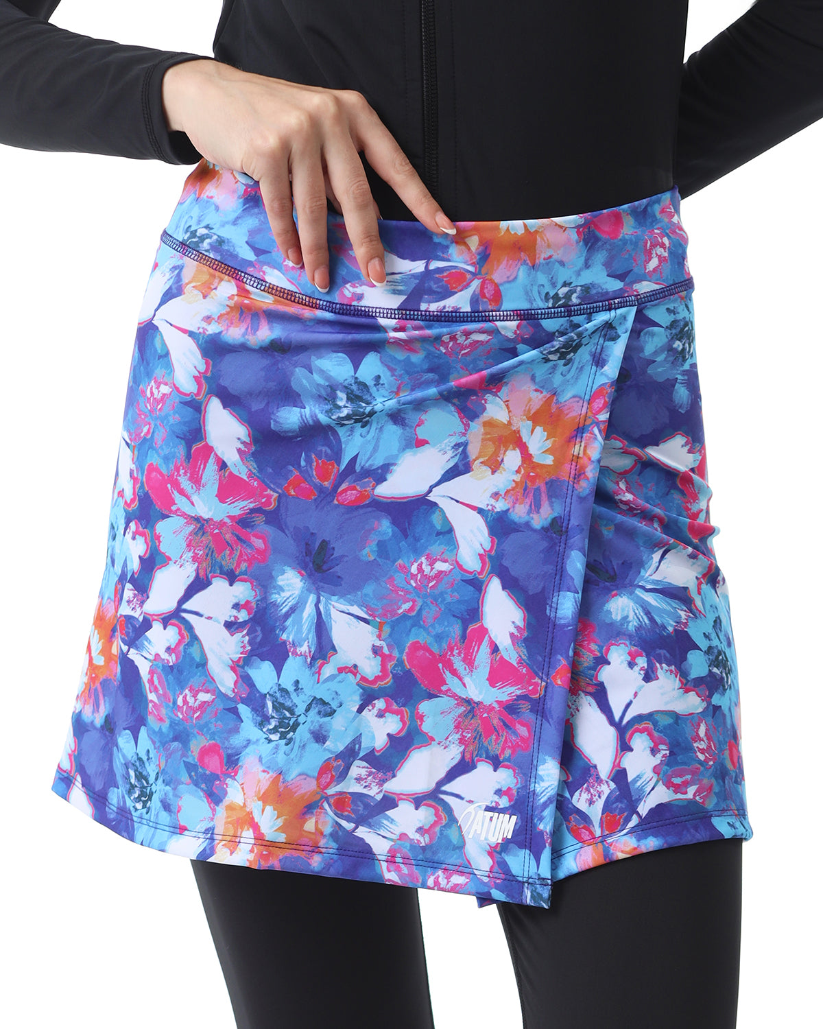 Floral Splash Blue Skirt-Atum -82771074