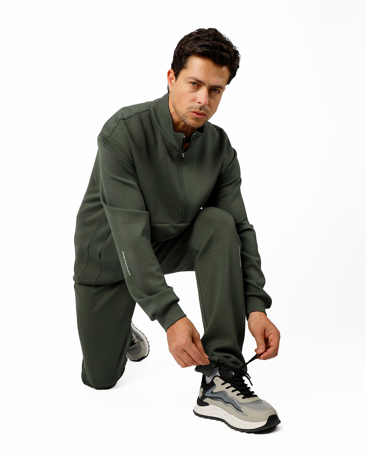 Comfort Men's Olive Tracksuit-Atum -30265450