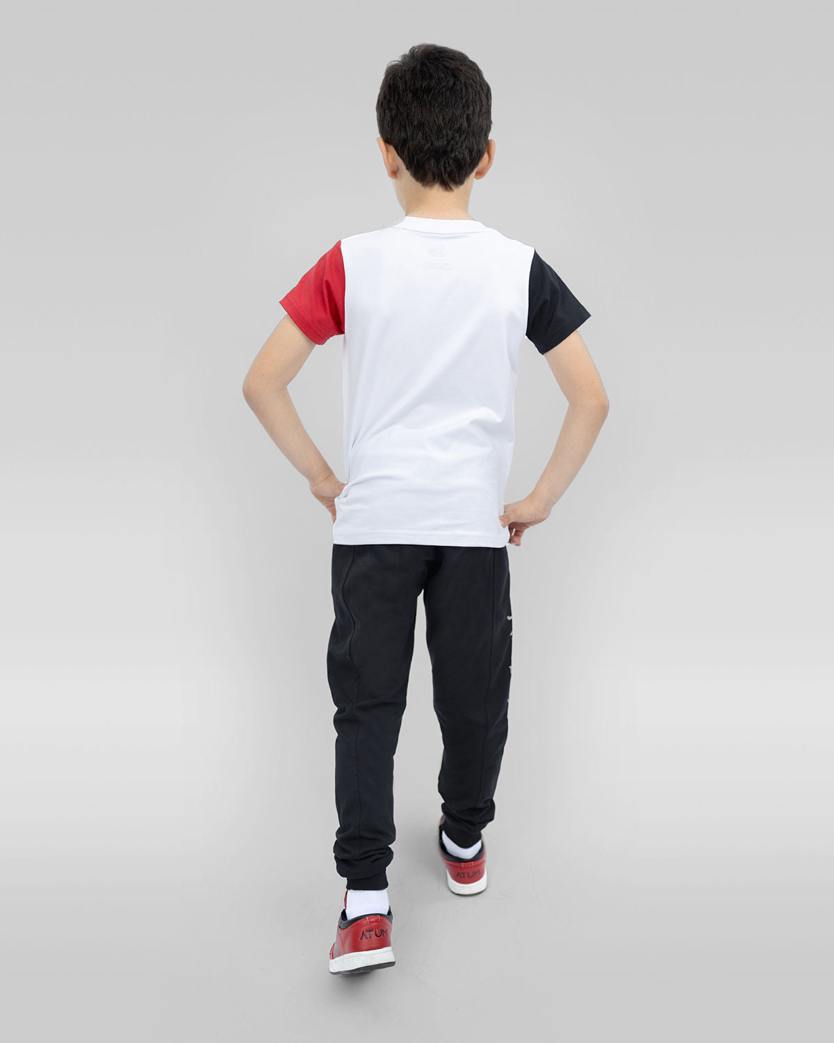 Graphic Logo Boy's White T-Shirt