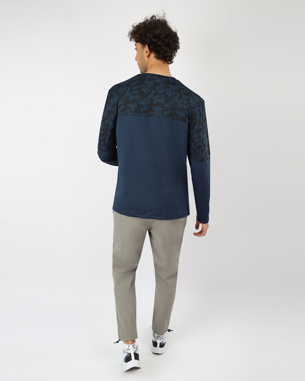 Slim Fit Gray Jogger Pants-Atum -26280050