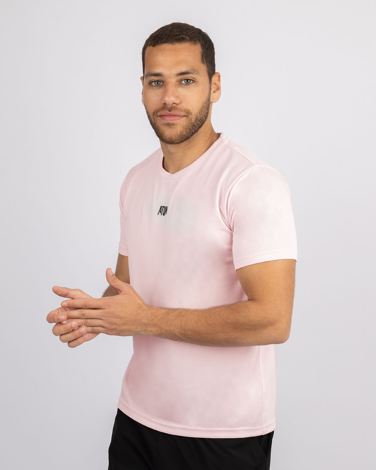 Squat Core Mesh Rose T-Shirt-Atum -75297036
