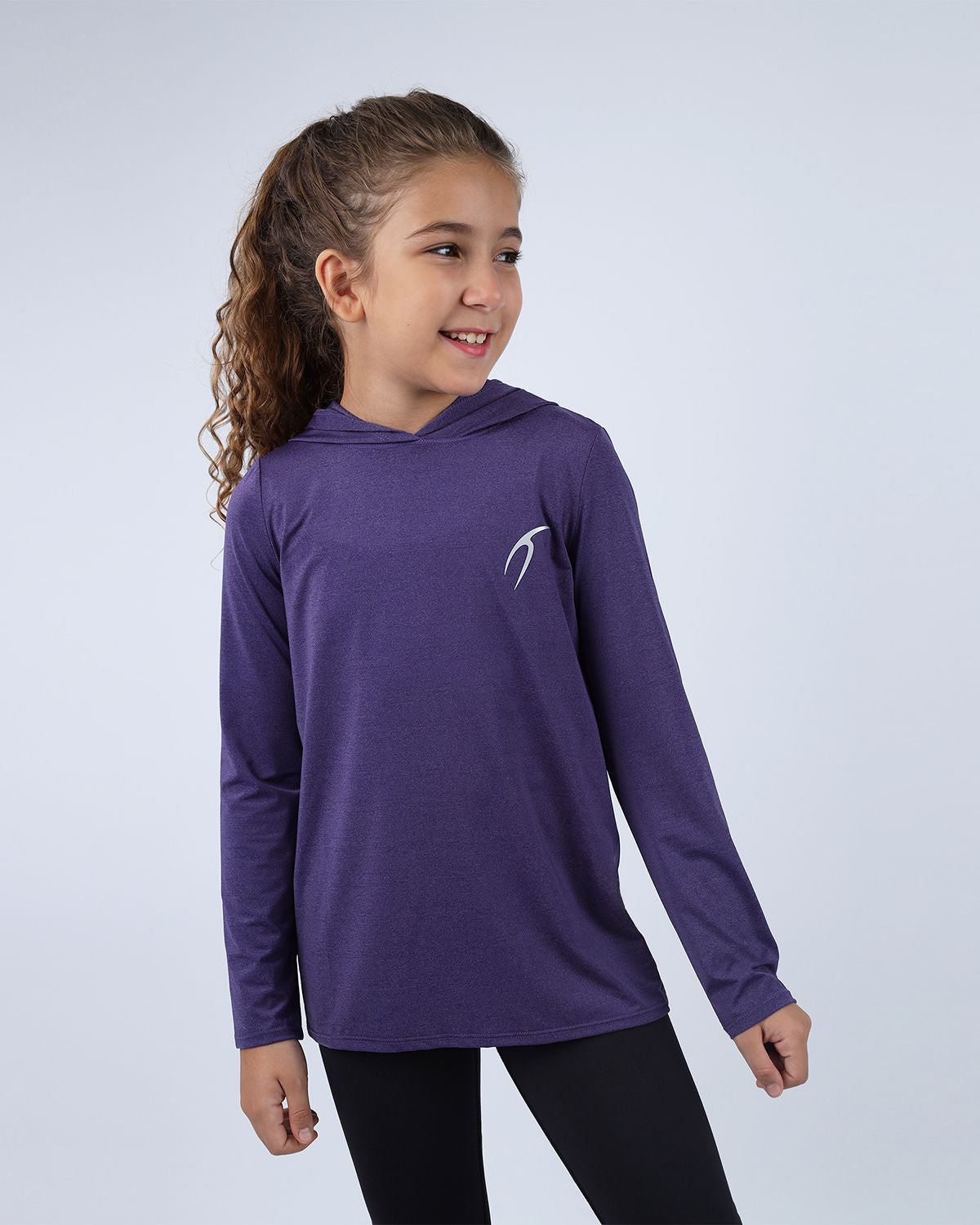 Vivid Long-Sleeve Purple Hoodie-Atum -9316305