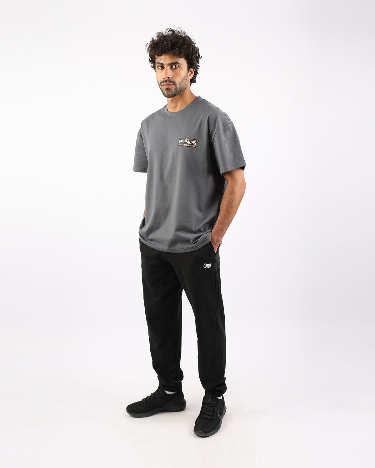 Pharaohs Legacy Dark Gray T-Shirt-Atum -24038505