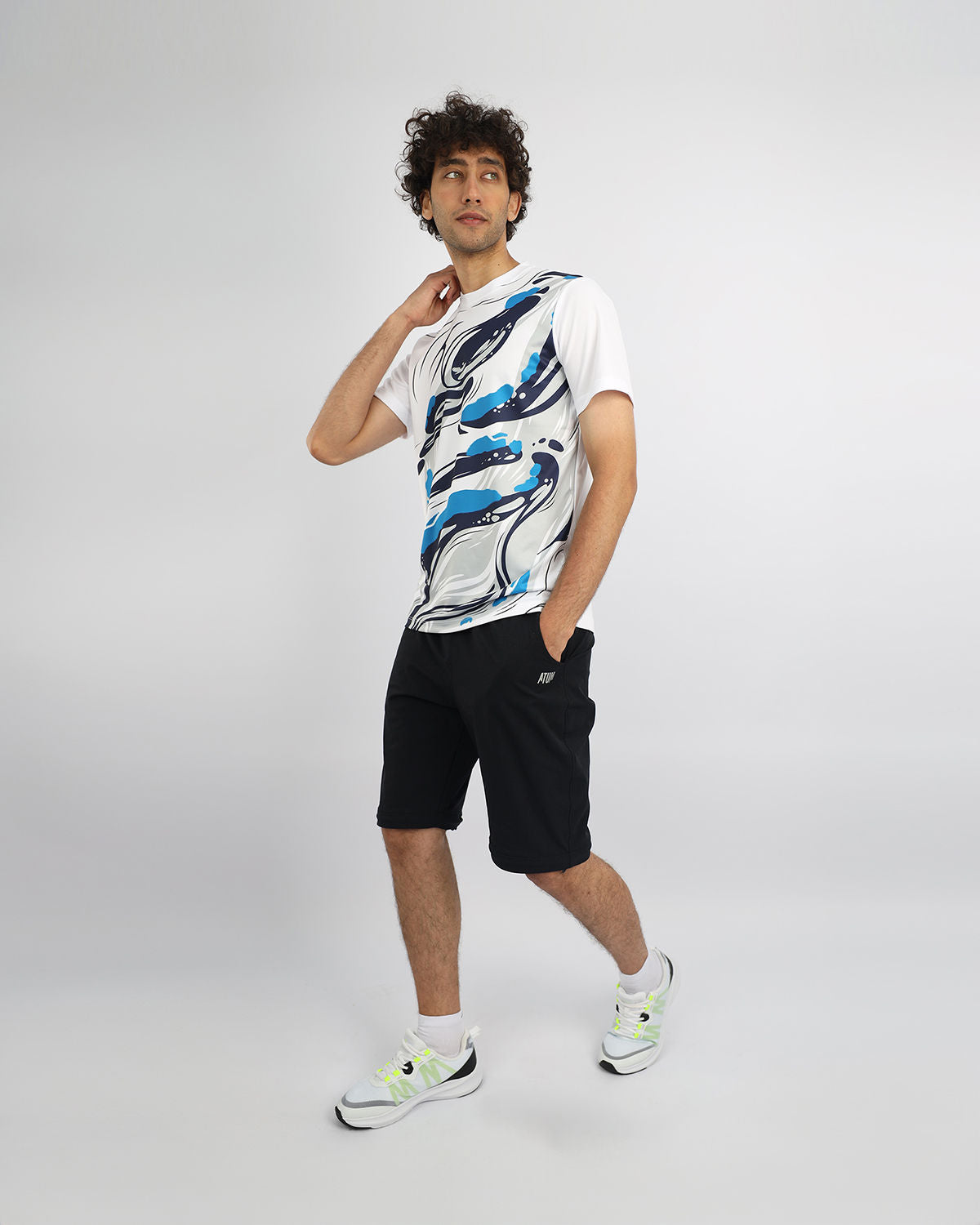Adjustable Black Pant/Short-Atum -79316779