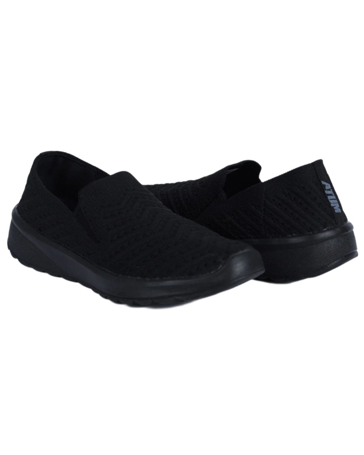 Stylish Slip-On Black Women Shoes-Atum -57184298