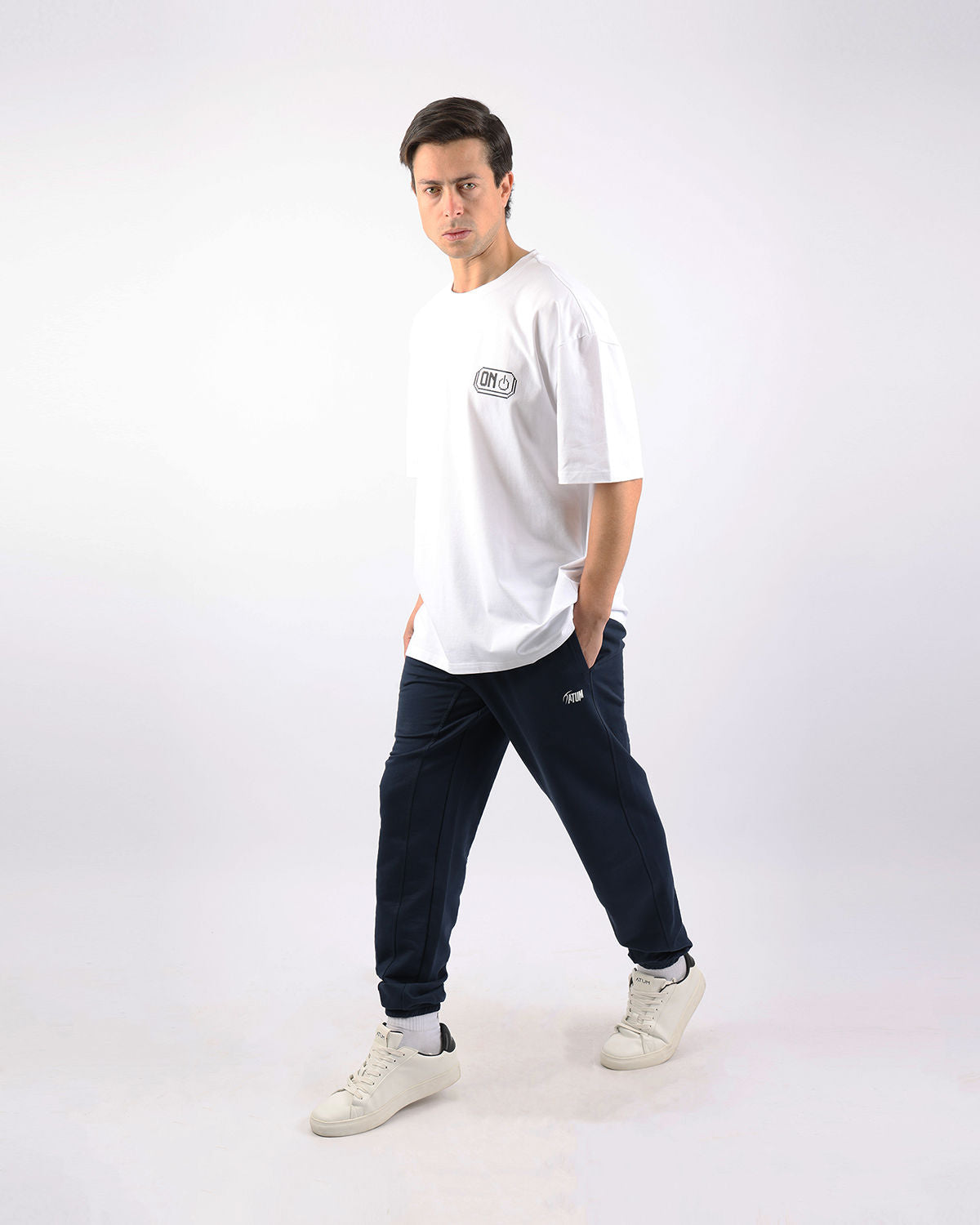 Adventure Mode White T-Shirt-Atum -41830142
