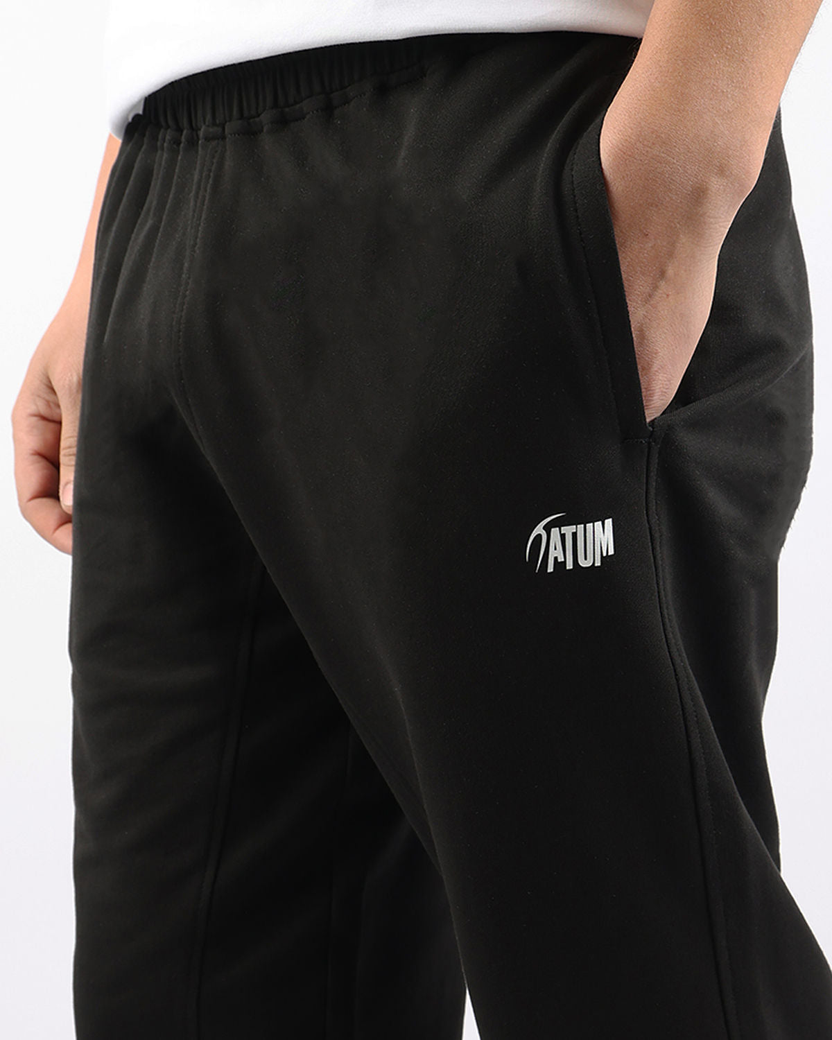 Active Comfort Men's Black Sweatpants-Atum -62852123
