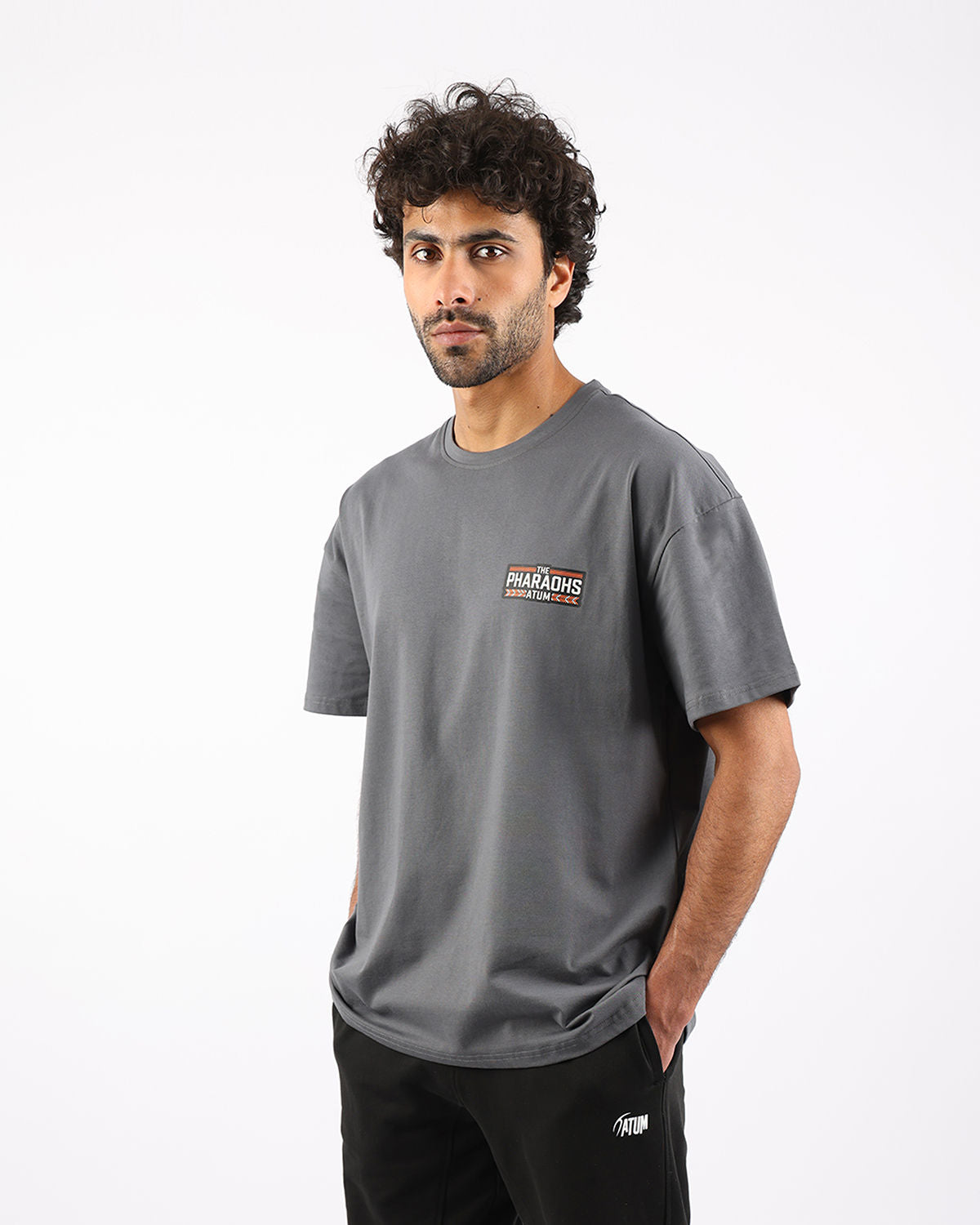Pharaohs Legacy Dark Gray T-Shirt-Atum -94645205
