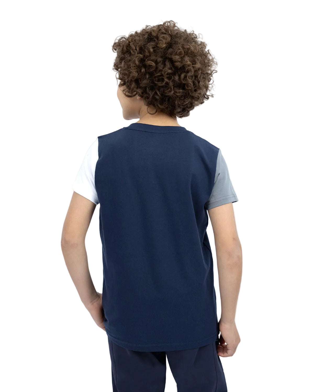Graphic Logo Boy's Navy T-Shirt-Atum -23669773