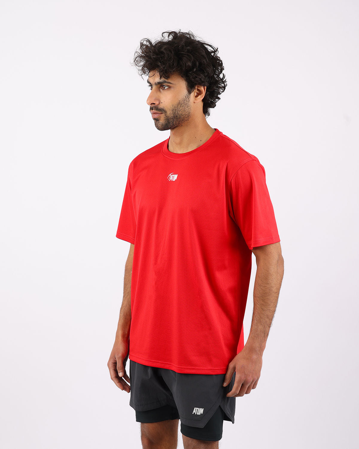 Prime Fit Men's Red T-Shirt-Atum -22854411