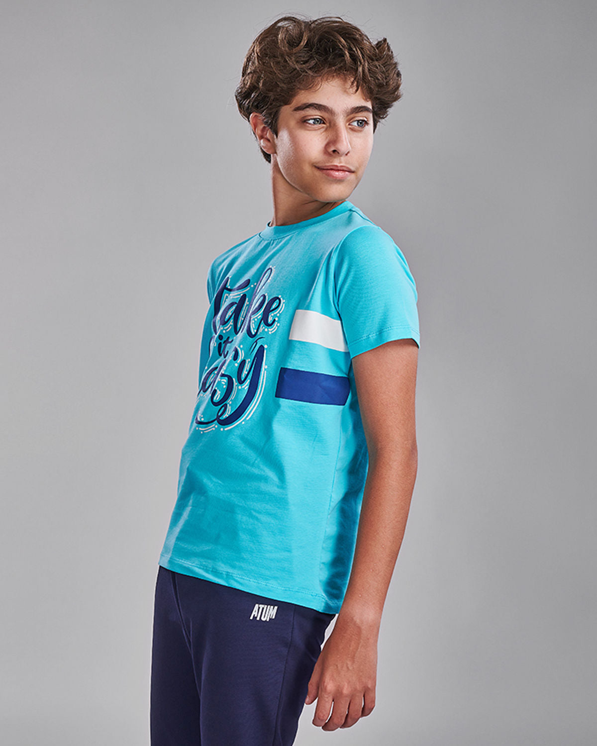 Boy's Basic Printed T-Shirt