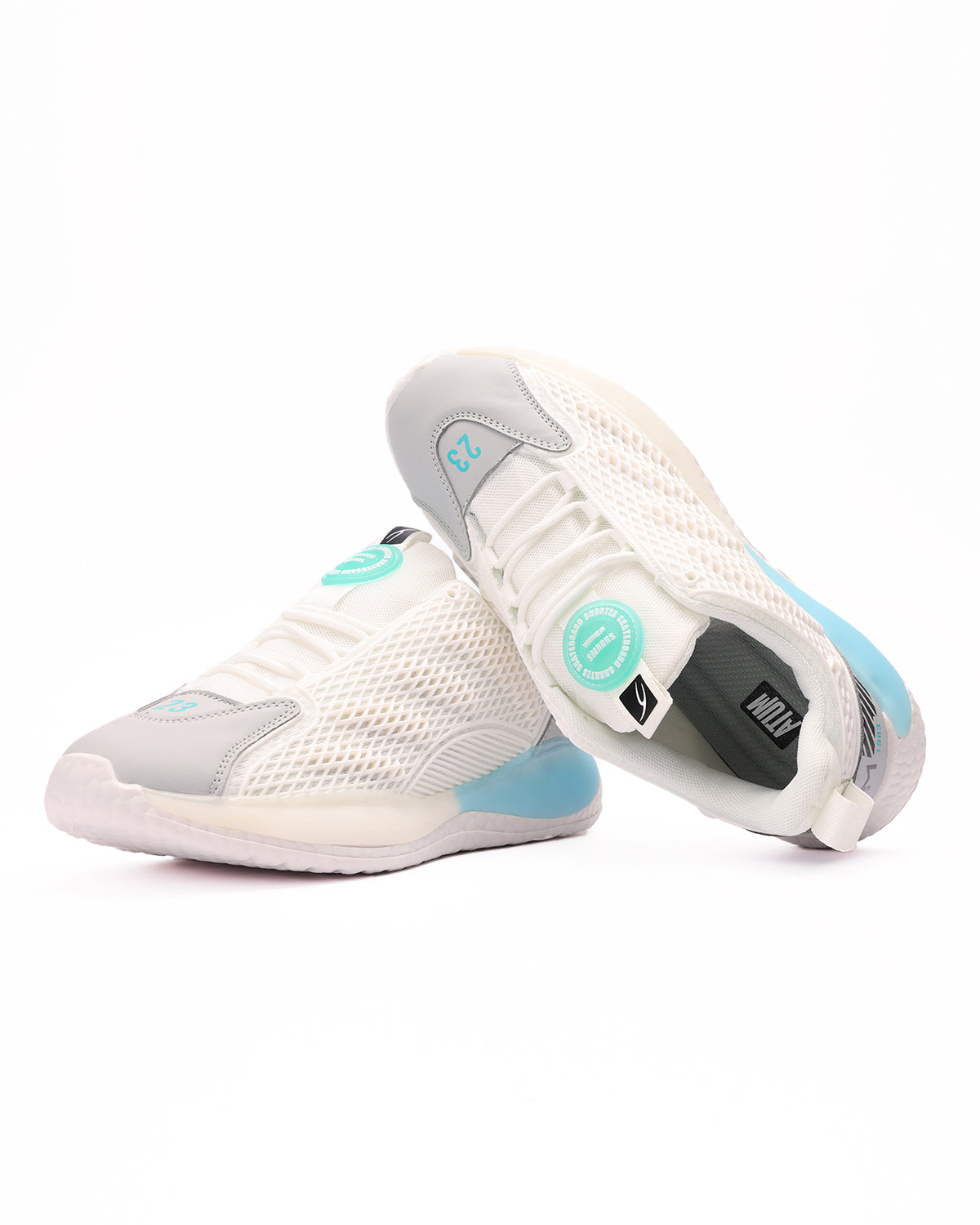 Cloud Sprint Flex Men's White Shoes-Atum -26200262
