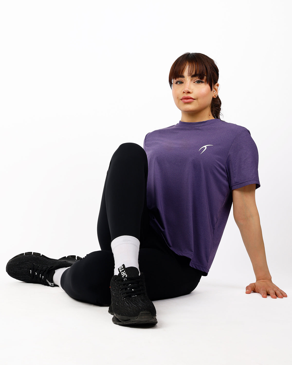 Hyper Short-Sleeves Purple Training Top-Atum -88833456