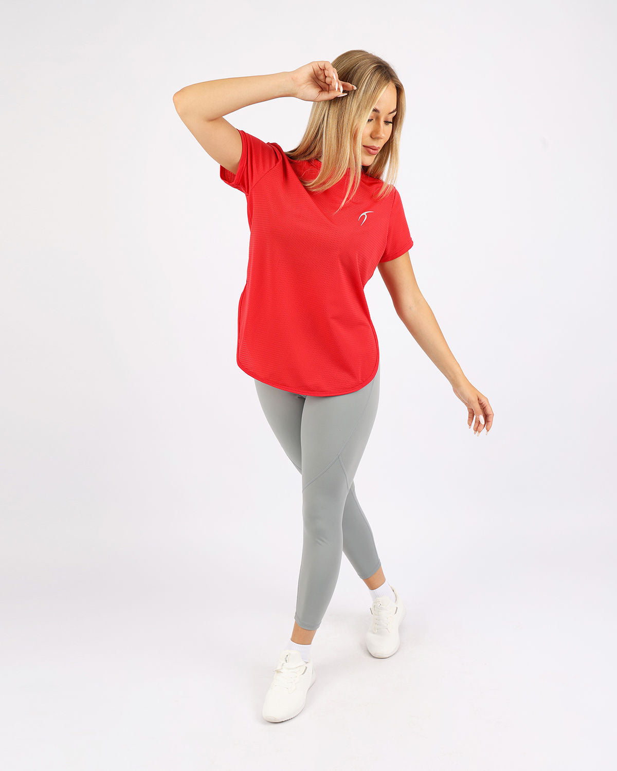 Short-Sleeve Training Red Top-Atum -31916459