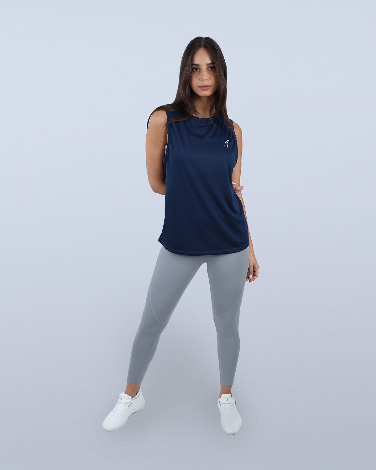 Modal Yoga Blue Tank Top-Atum -13468749