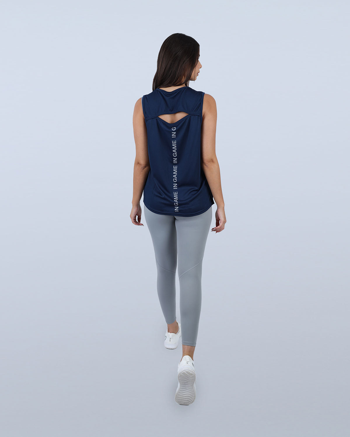 Modal Yoga Blue Tank Top-Atum -573984
