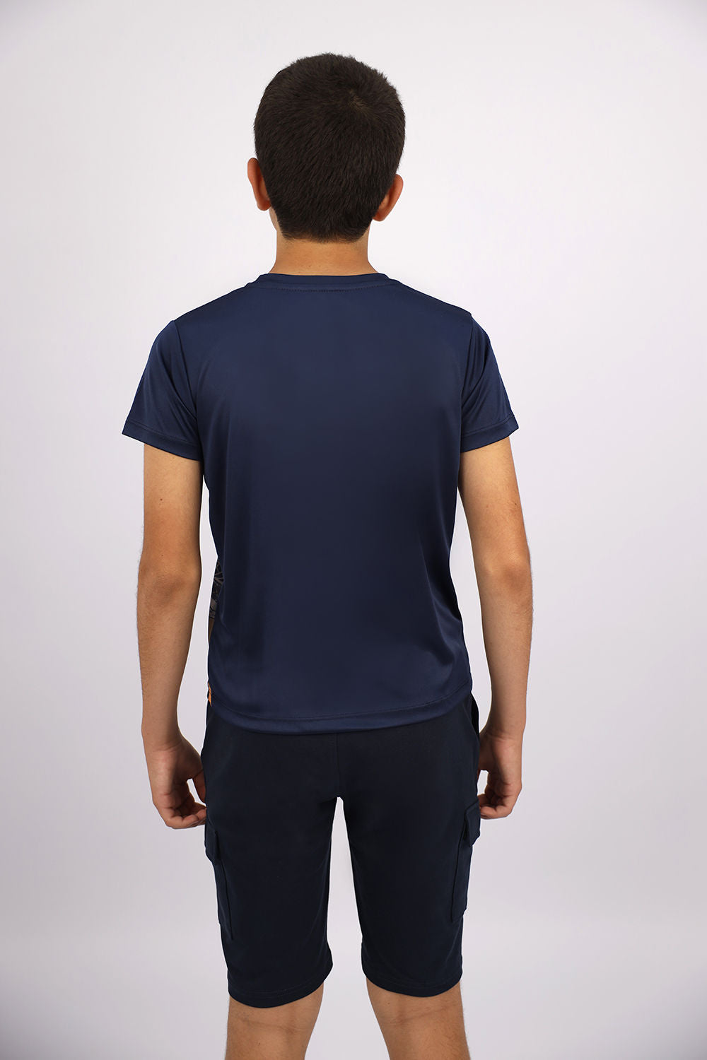 Monkey Graphic Boy's Navy T-Shirt