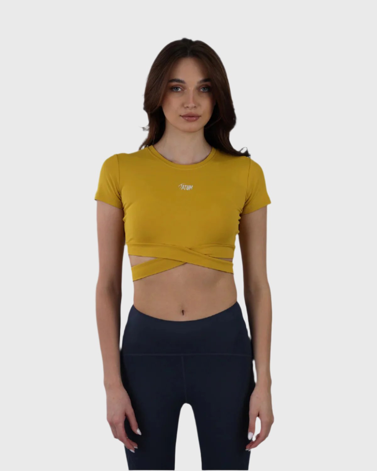 Twisted Short Sleeves Women's Crop Tee