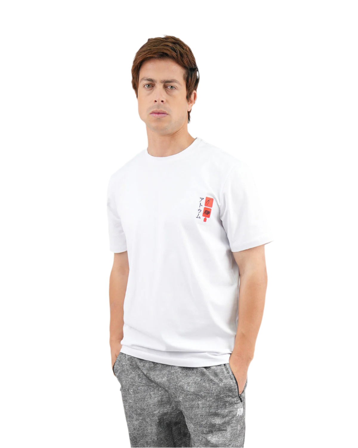 Dragon Strike Graphic White T-Shirt-Atum -22843650