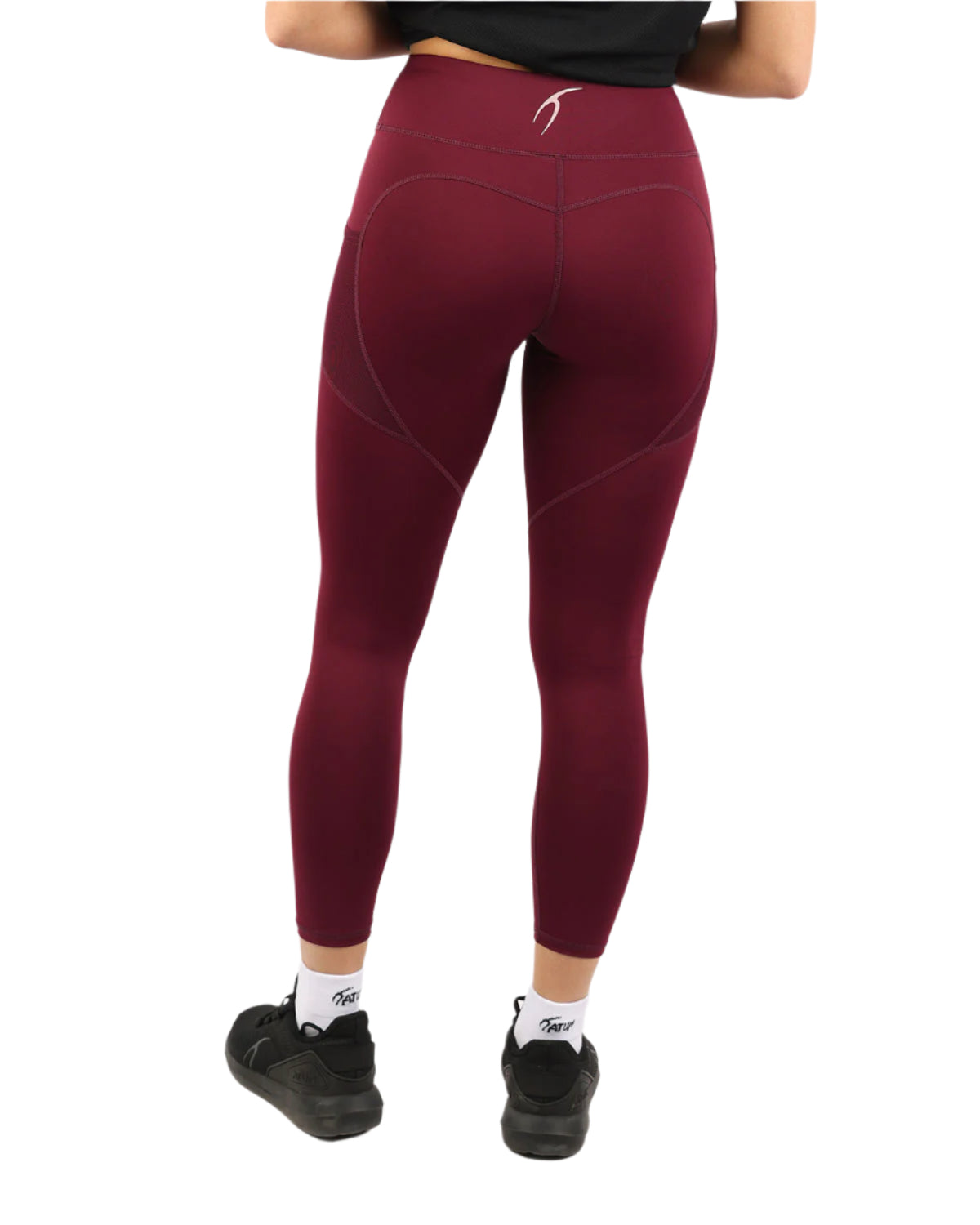 Pocket Flex Capri Bordeaux Leggings-Atum -30507055