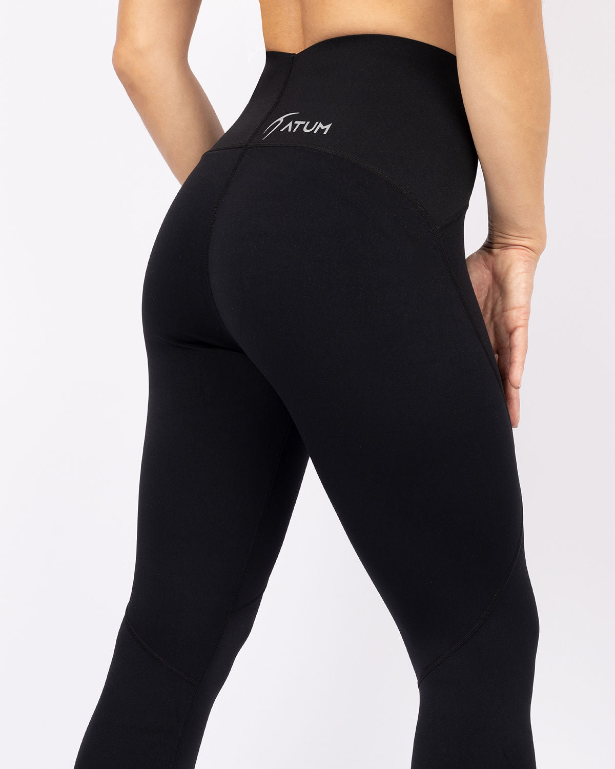Premium High-Waisted Black Leggings-Atum -25268903