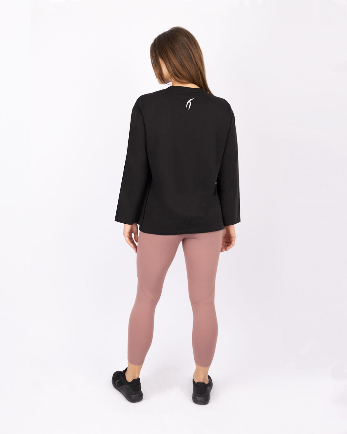 Elegance Oversize Black T-Shirt-Atum -27305020