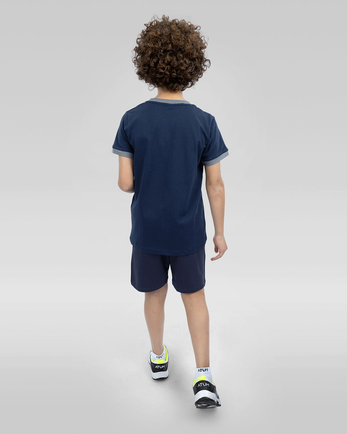 Be Fit Crew-Neck Navy T-Shirt-Atum -96390980