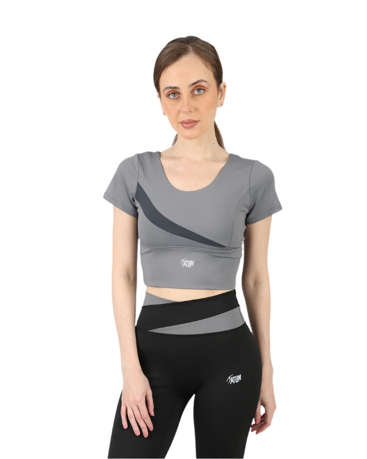 Asymmetric Crossover Black Top-Atum -12307181