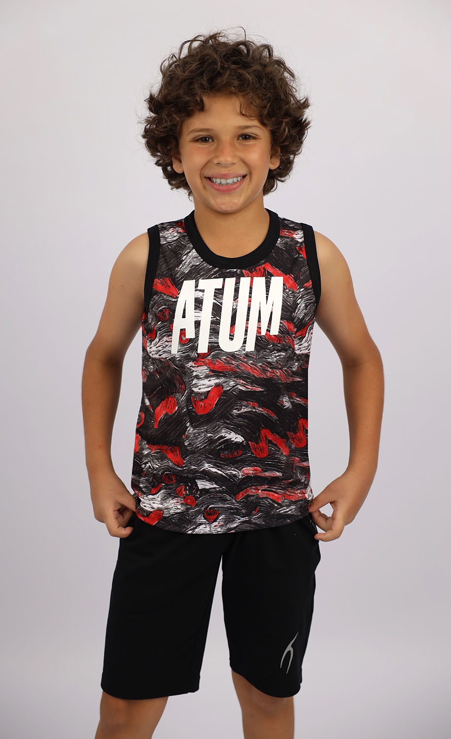 Atum Boy's Printed Tank Top - Atum Egypt 