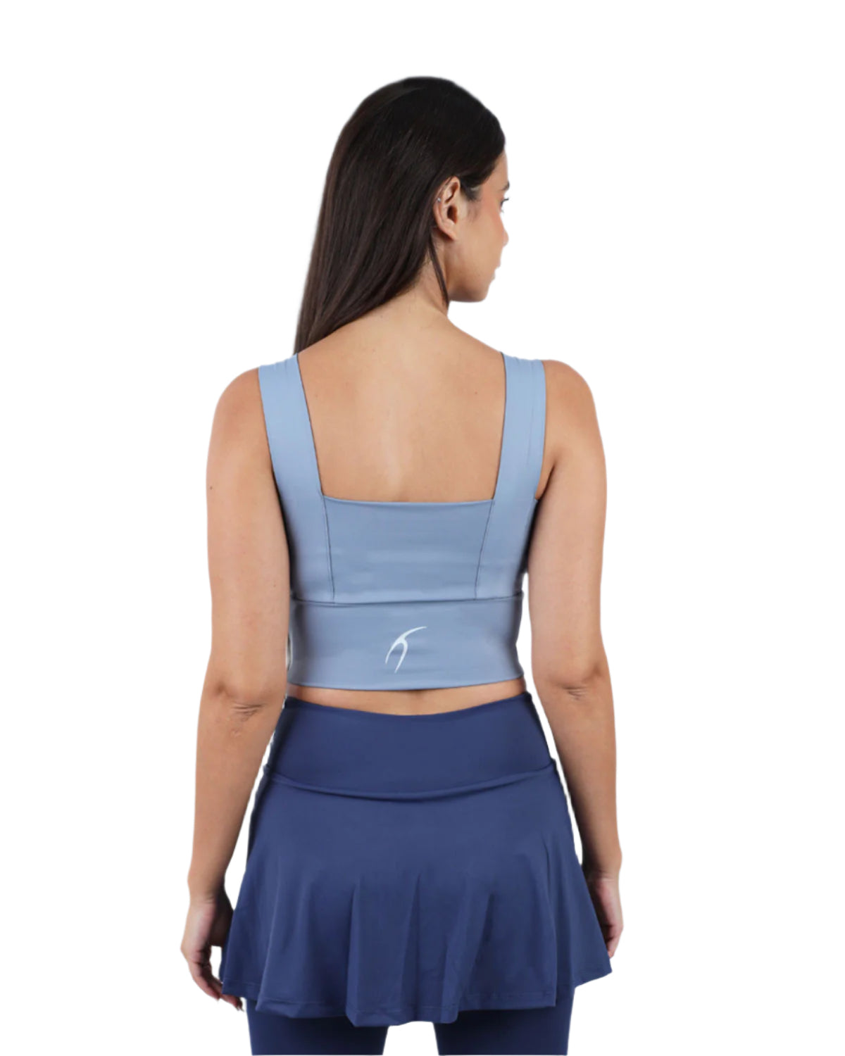 Yoga Fitness Blue Sports Bra-Atum -57648472