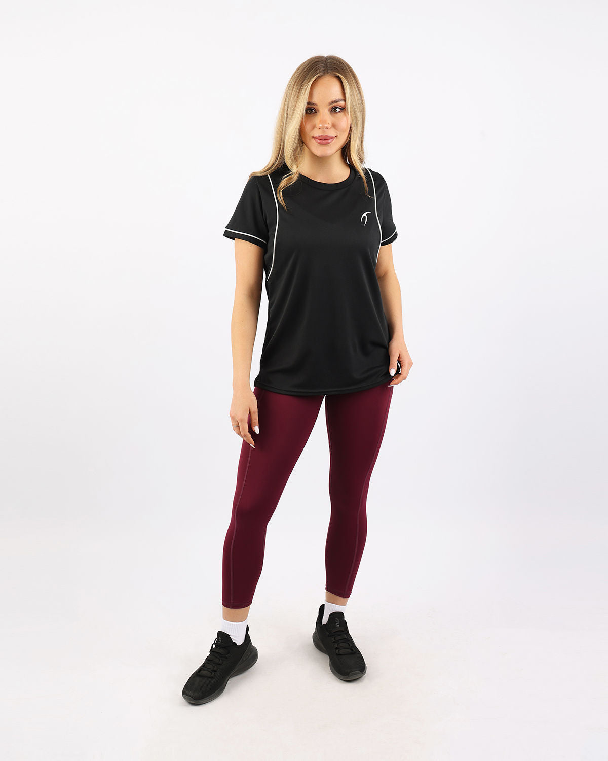 Pocket Flex Capri Bordeaux Leggings-Atum -67563511