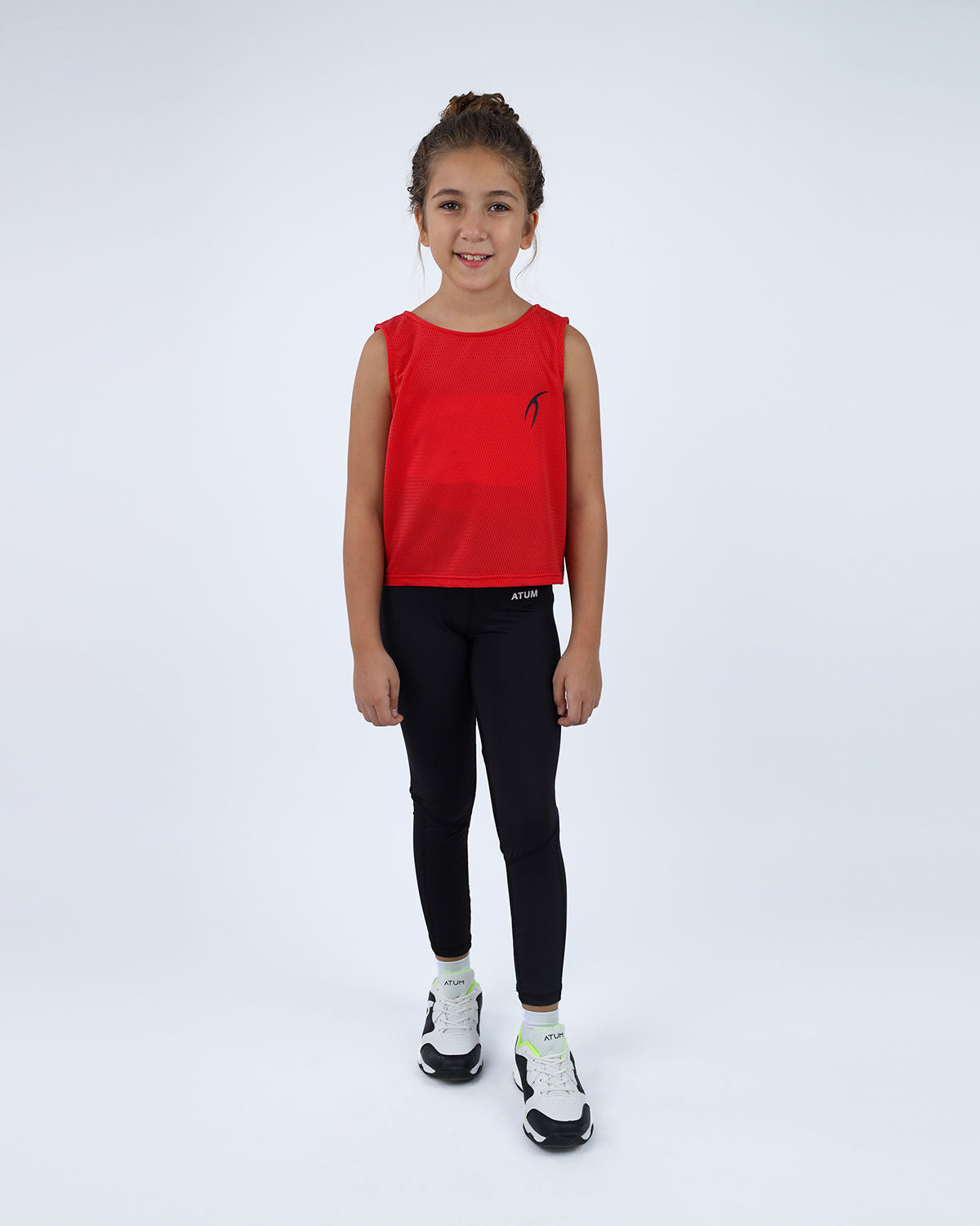 Ultra Sleeveless Cropped Red T-Shirt-Atum -96556804