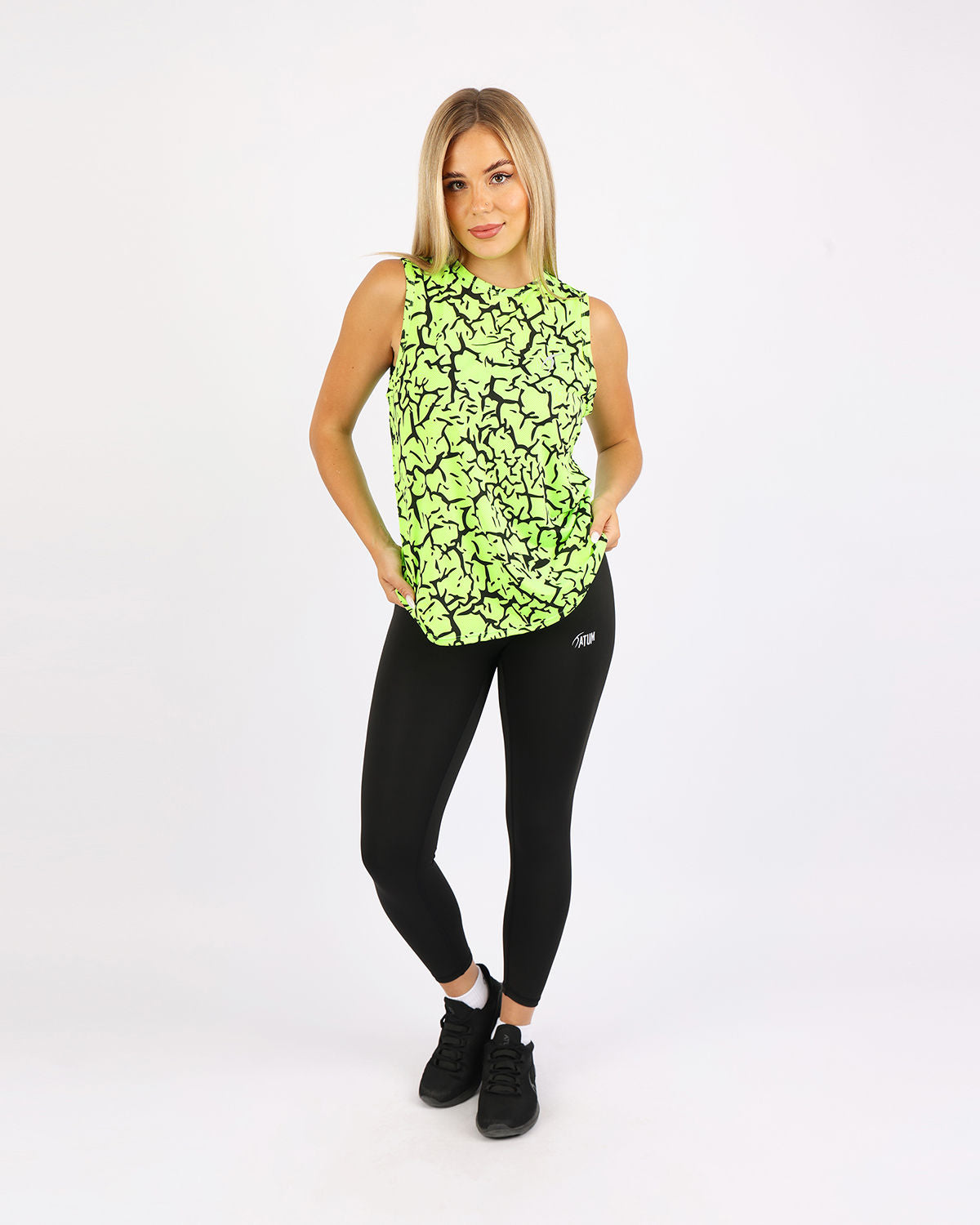 Hyper Sleeveless Green Tank Top-Atum -54321844